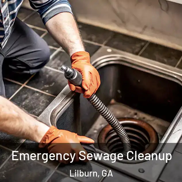  Emergency Sewage Cleanup Lilburn, GA