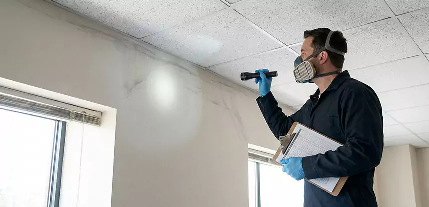 Ceiling Water Damage Inspection in Lilburn