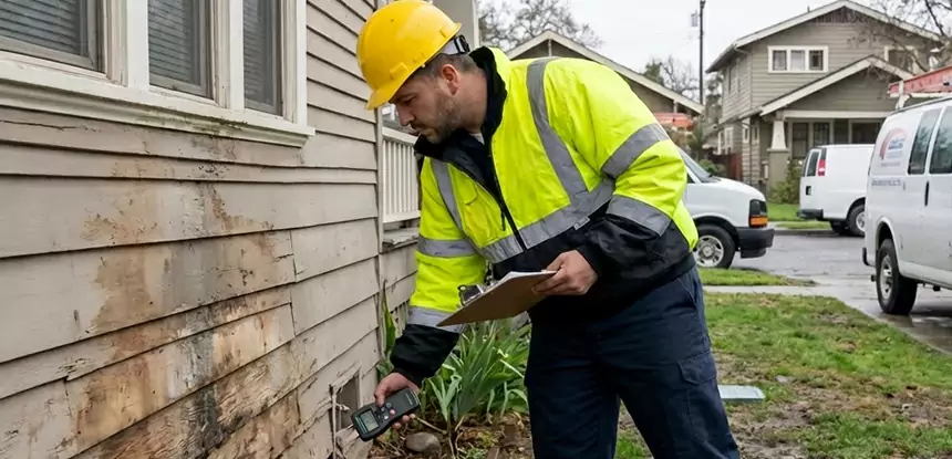 Water Damage Exterior Wall Lilburn