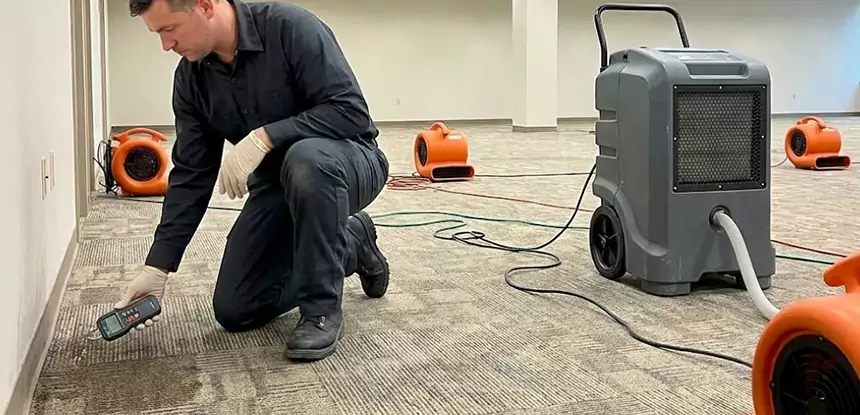 Drying Carpet Padding After Flood in Lilburn